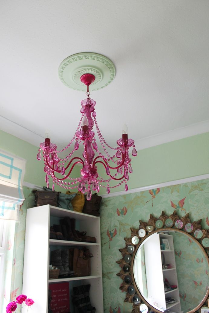 Pink Chandelier Swoon Worthy Dreamy Dressing Rooms