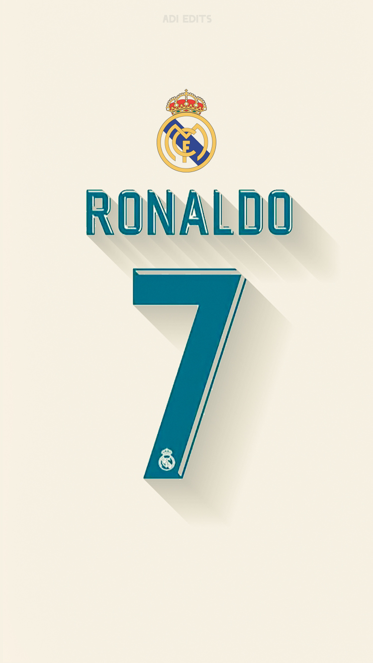 Cristiano Ronaldo Minimalist Wallpaper HD By Adi