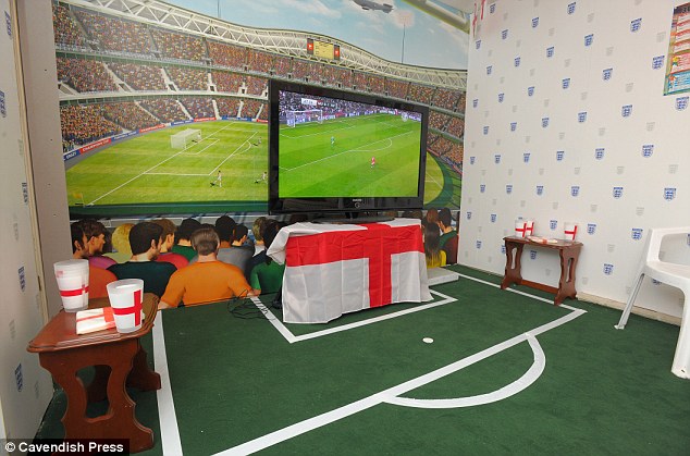 Football S Ing Home Fan Creates World Cup Stadium In His Living