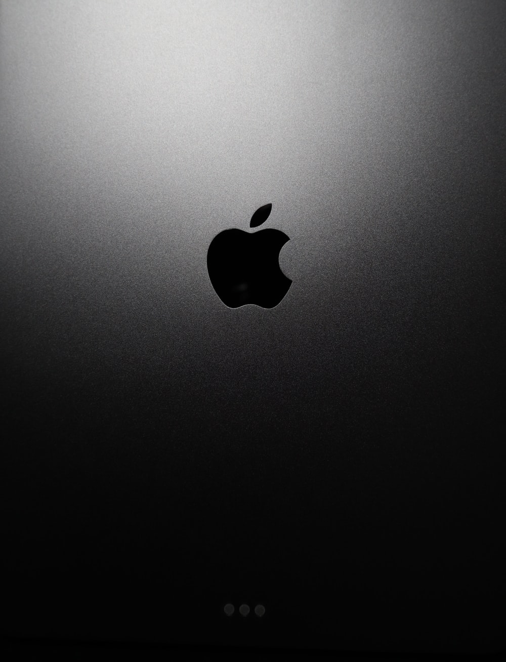 Apple Logo Black Background Wallpaper iPhone Phone 4K #6680e