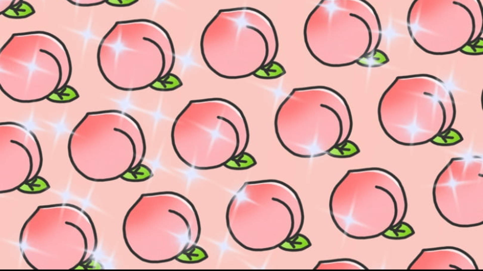 Peach Aesthetic Laptop Wallpaper