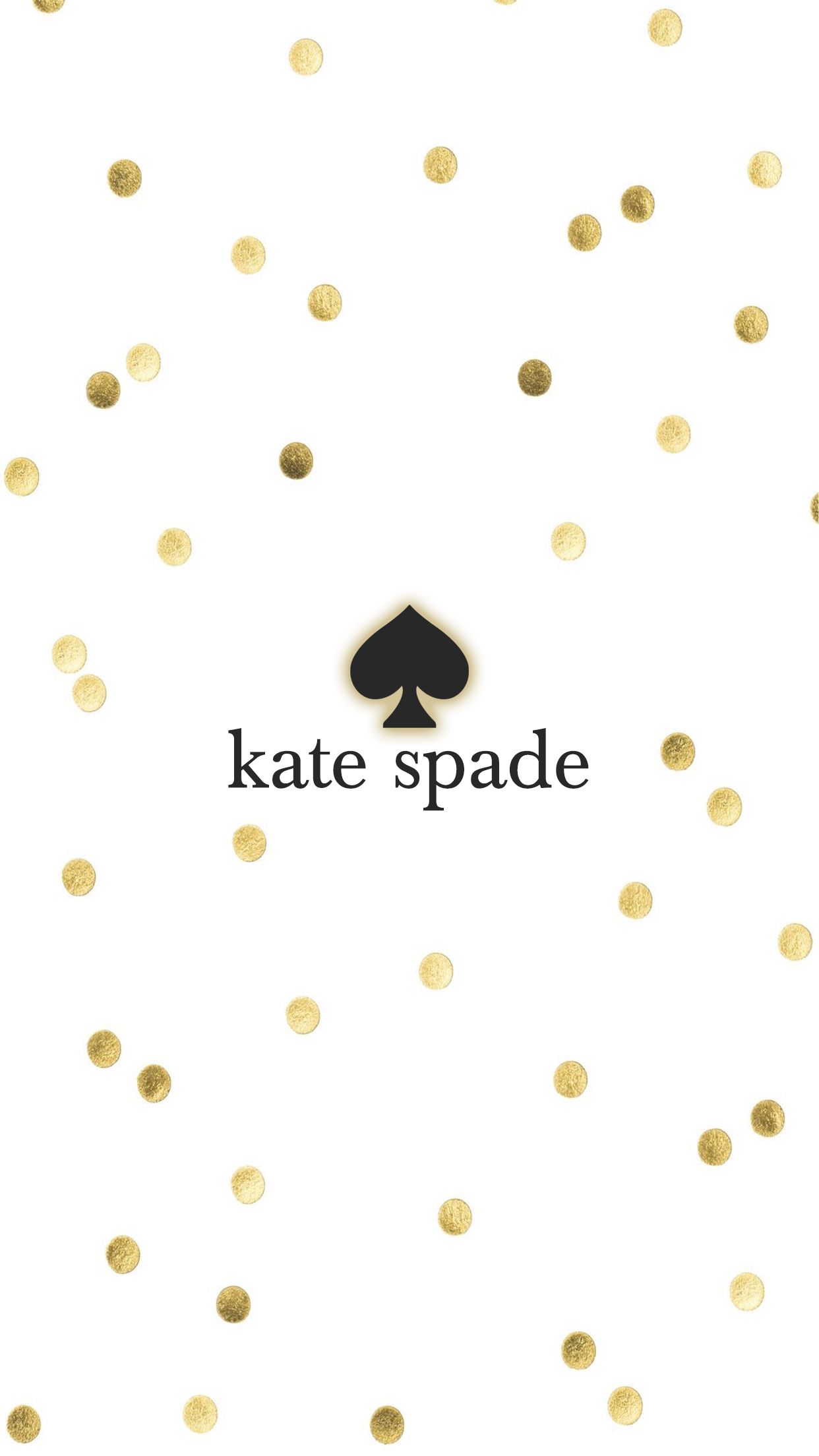 Kate Spade Gold Iphone Wallpaper