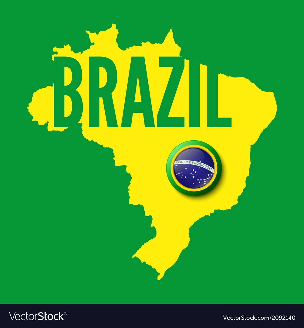 Brazil Background For Your Presentations Vector Image