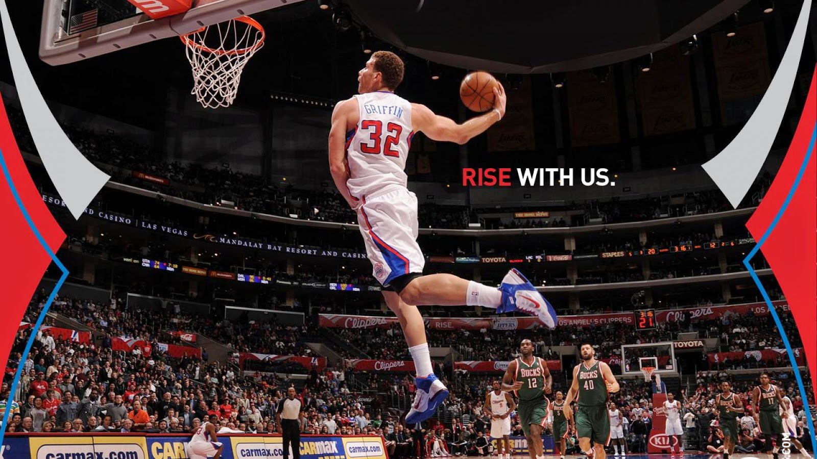 Blake Griffin From La Clippers Wallpaper