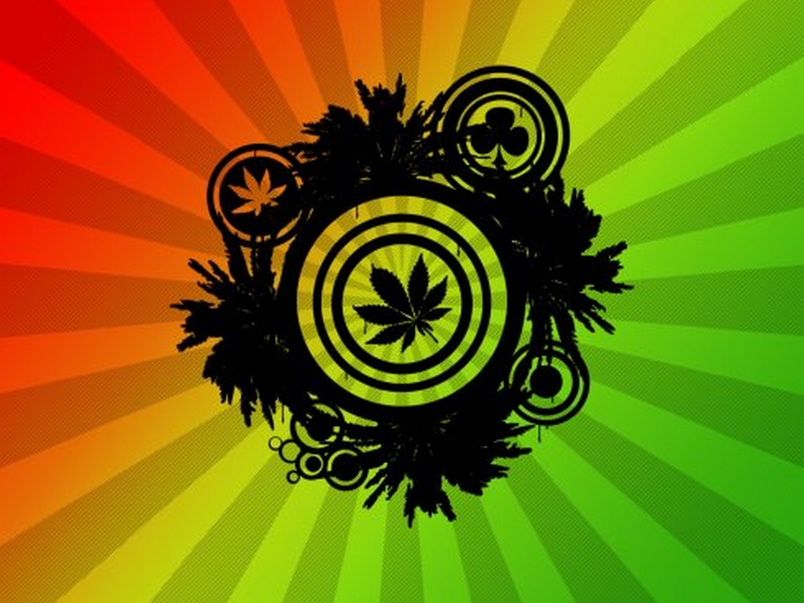 Psychedelic Weed Art Poster For Those Trippy Hippy Kinda Stoners Just