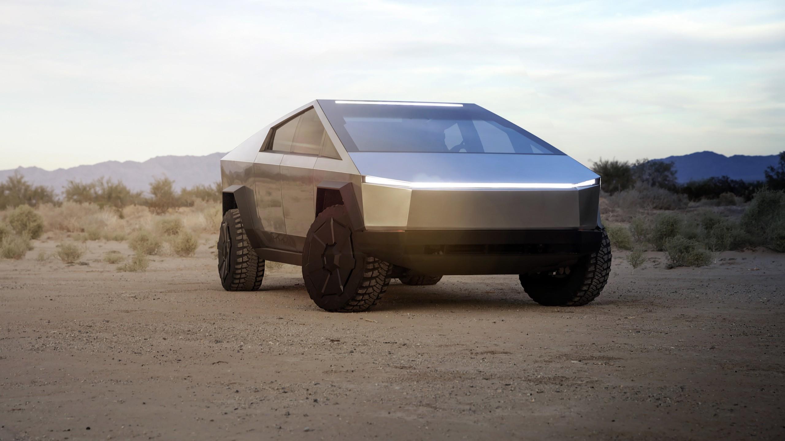 Tesla Cybertruck Prototype Wallpaper HD Car