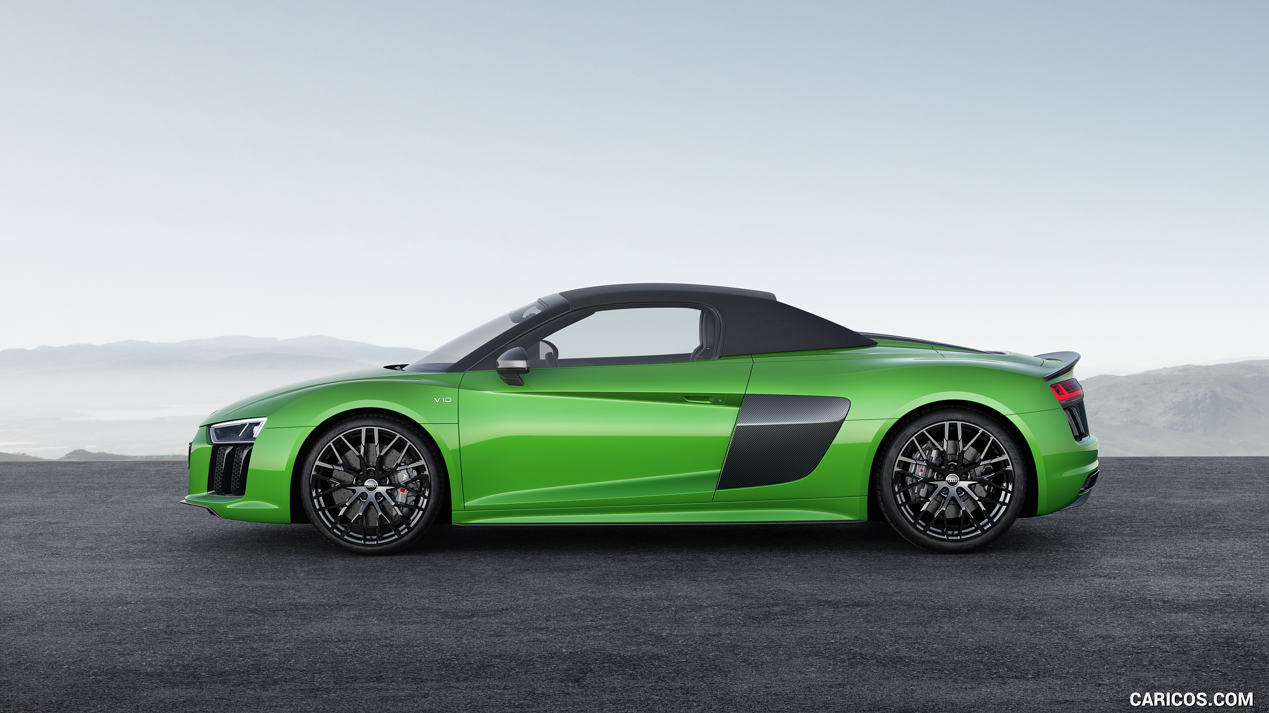 Audi R8 Spyder V10 Plus Color Micrommata Green Side HD