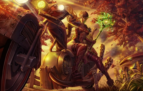 Wallpaper World Of Warcraft Wow Horde Blood Elf Mechano