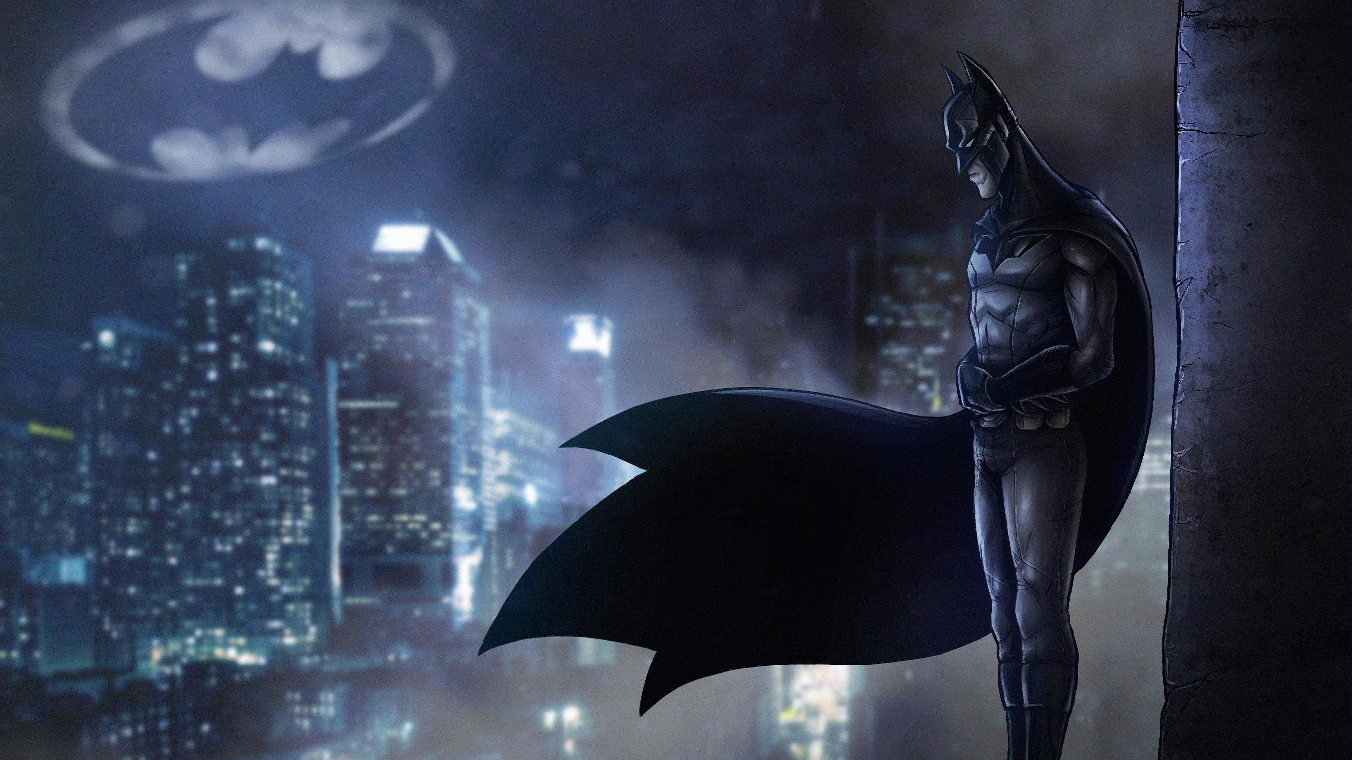 Batman Light Up Your Night HD Superheroes 4k Wallpaper Image
