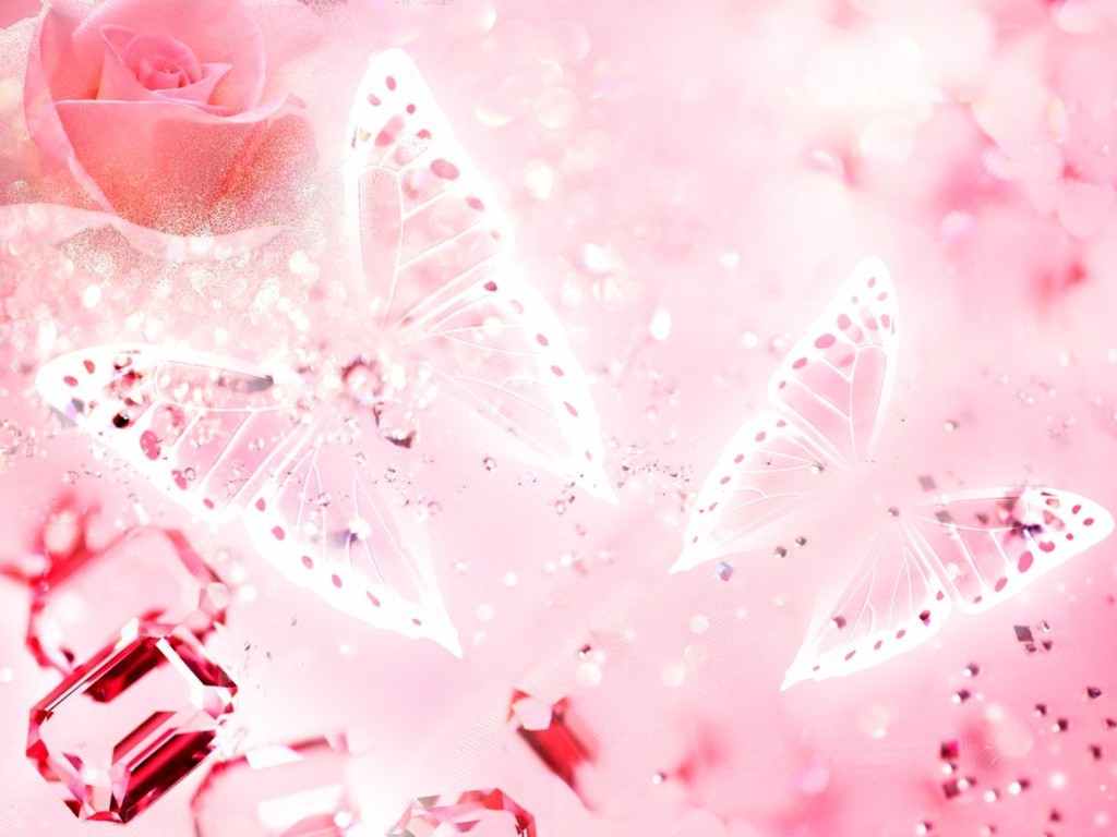 Pink Flower Background Designs Wallpaper