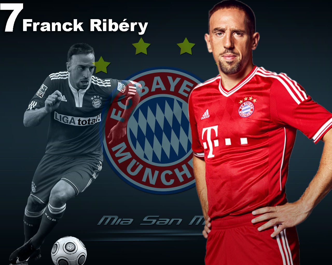 Franck Ribery Bayern Munchen Wallpaper Player Football