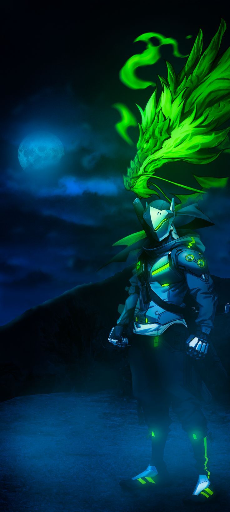 Genji Wallpaper Overwatch Gaming