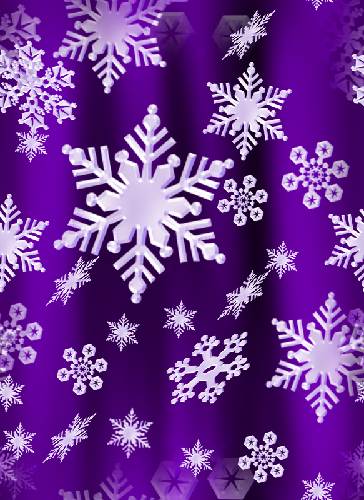 Snowflakes Background Gold Midnight Background