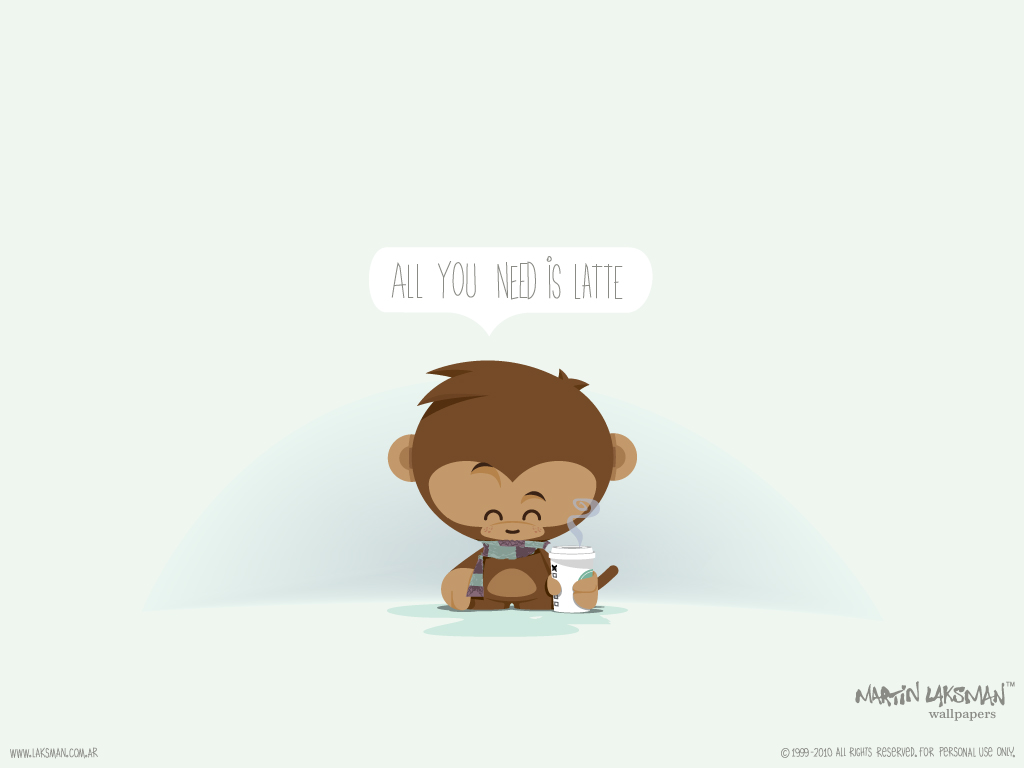 Cartoon Monkey Wallpaper
