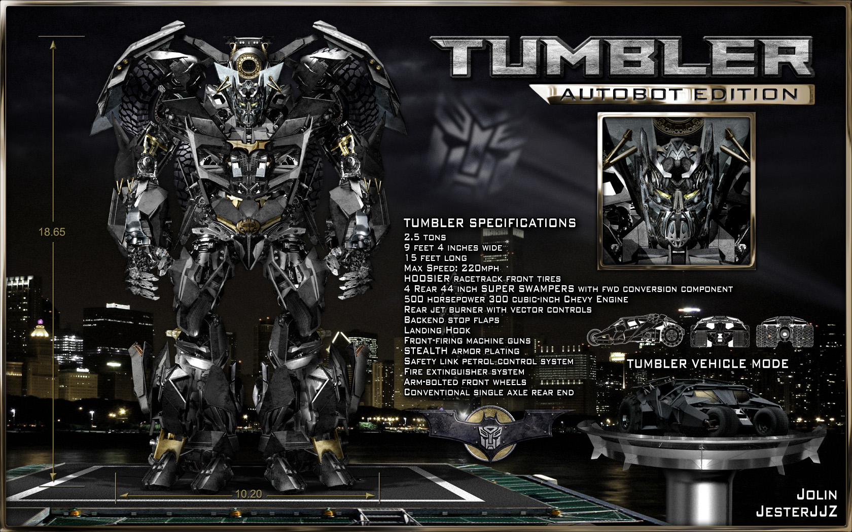Autobot Tumbler Concept Merges Fanboy Worlds Ohgizmo