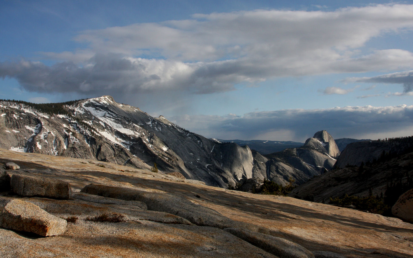 Yosemite Home Wallpaper Half Dome From Olmsted