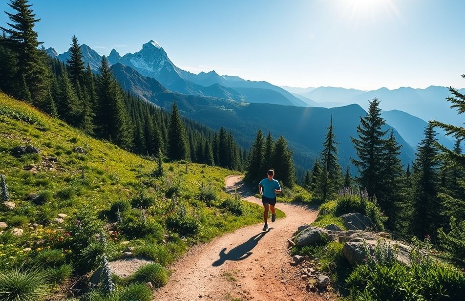 Trail Running Wallpaper