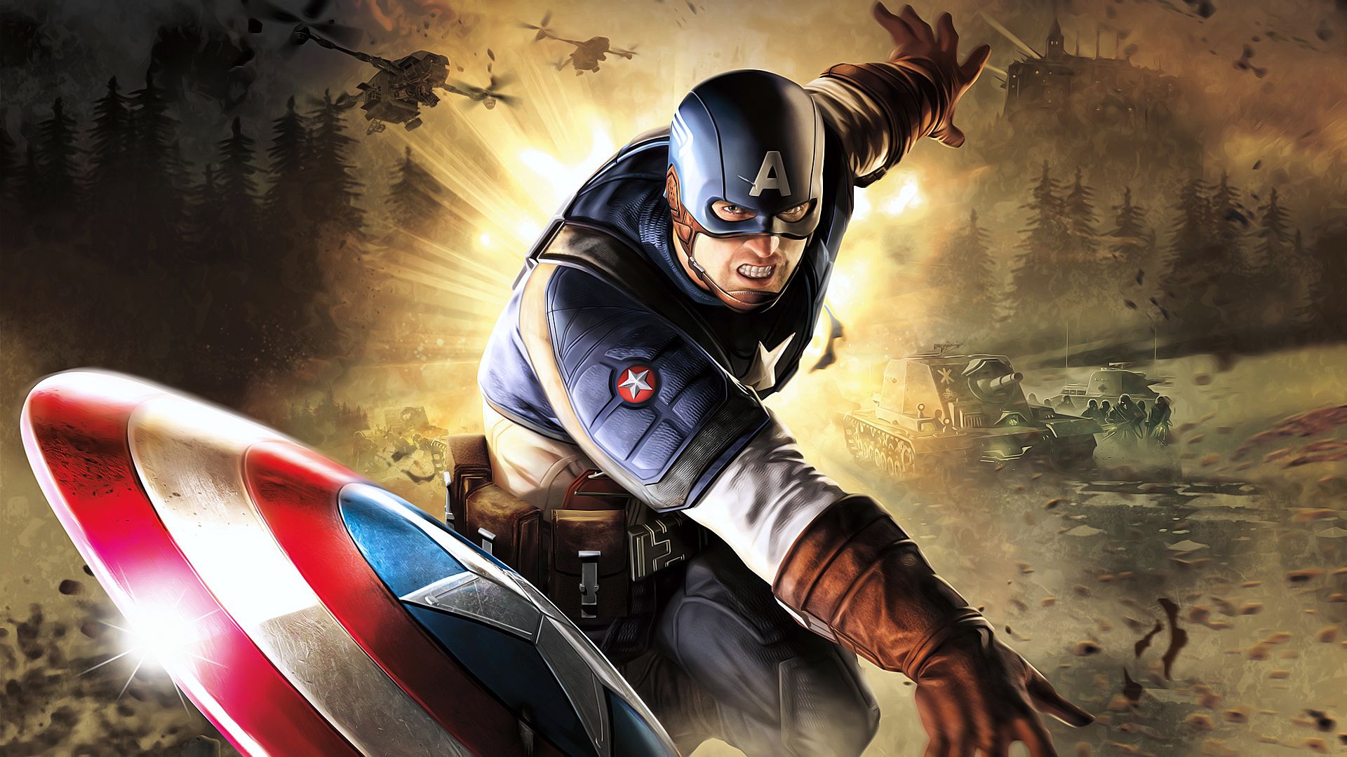 Wallpaper Captain America The First Avenger Movies