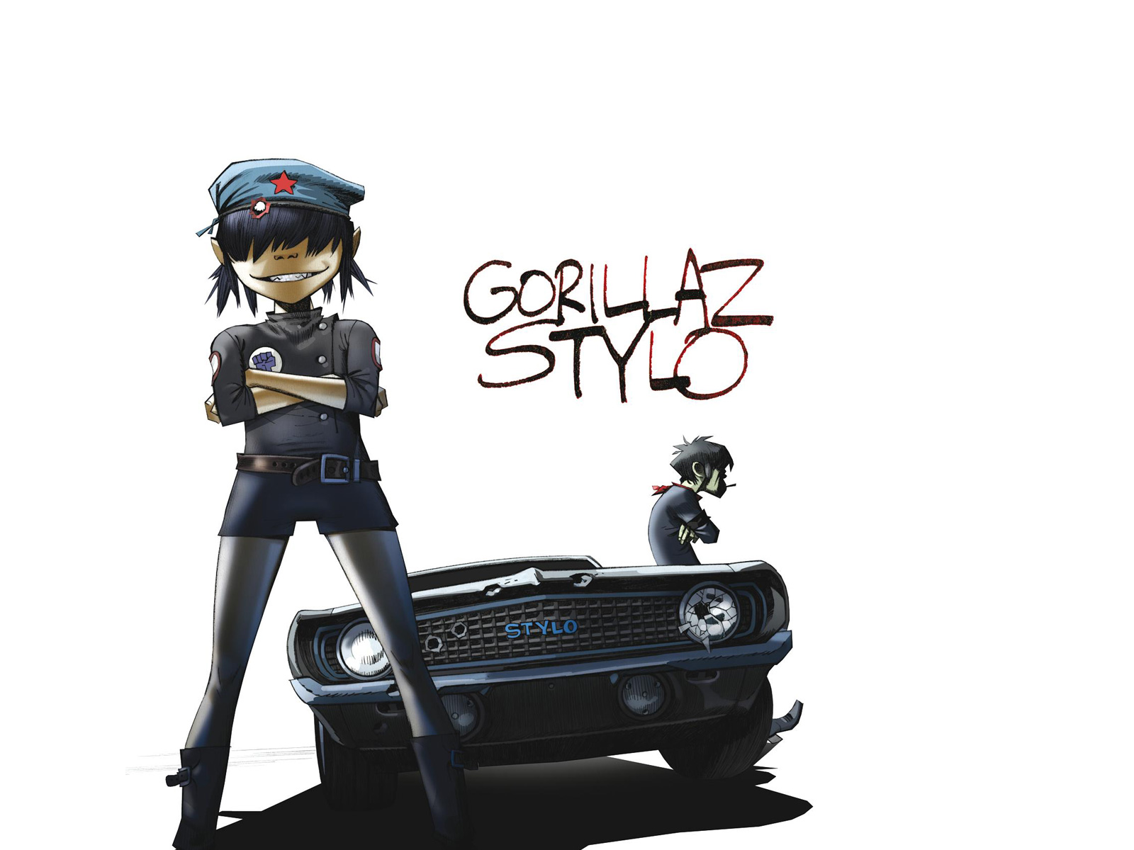 Gorillaz Stylo Wallpaper Myspace Background