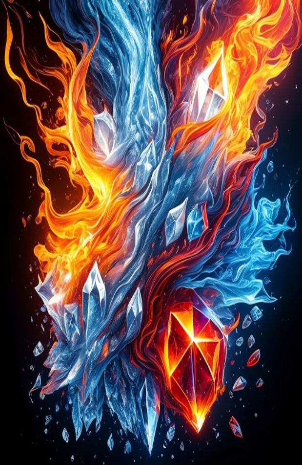 Cool Fire And Ice Wallpaper