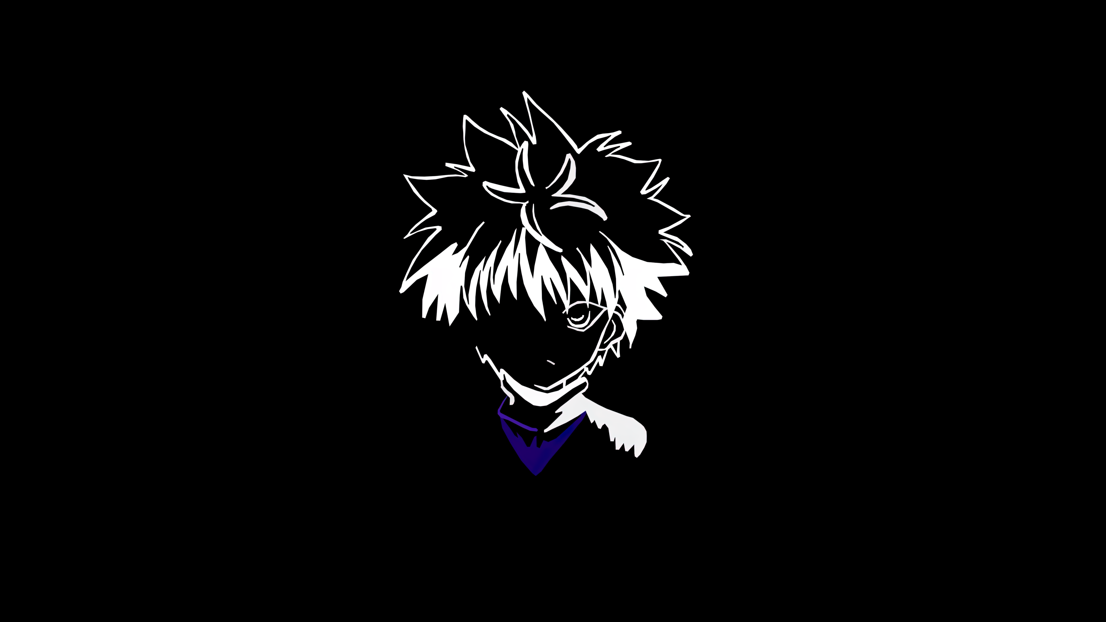 Killua Zoldyck Wallpaper 4k Minimalist 5k Hunter X