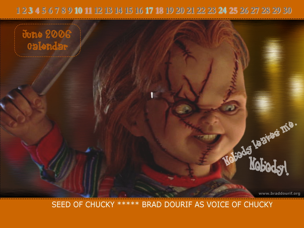 Past Calendars Of Seed Chucky Size X