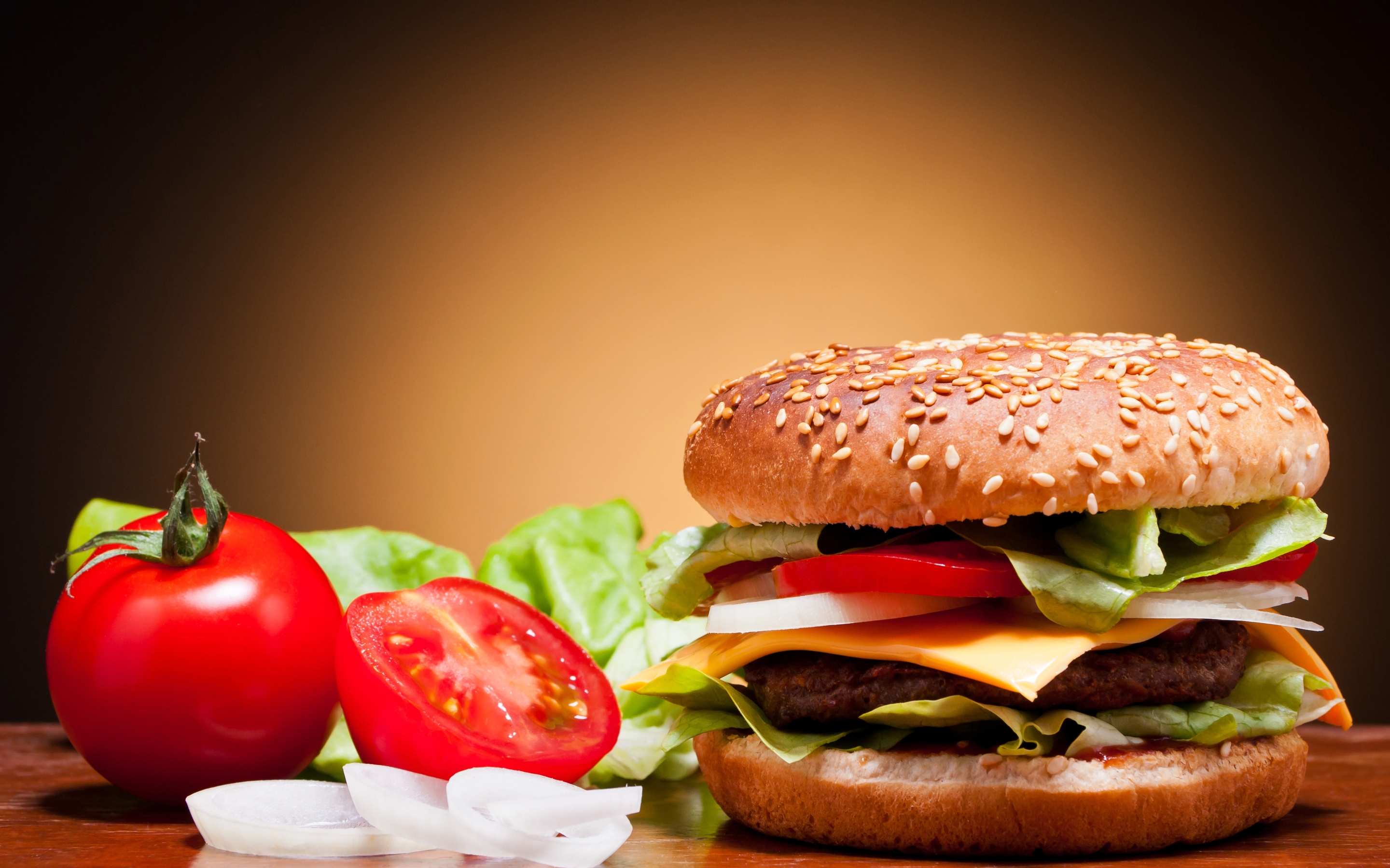 Delicious Burger HD Wallpaper