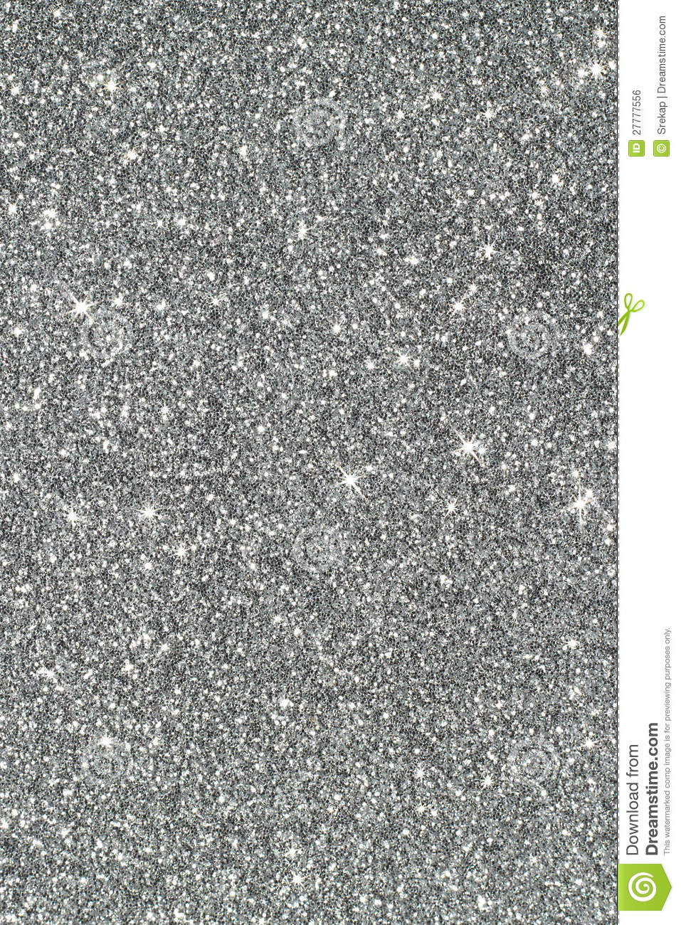 Silver Glitter Background Royalty Stock Image