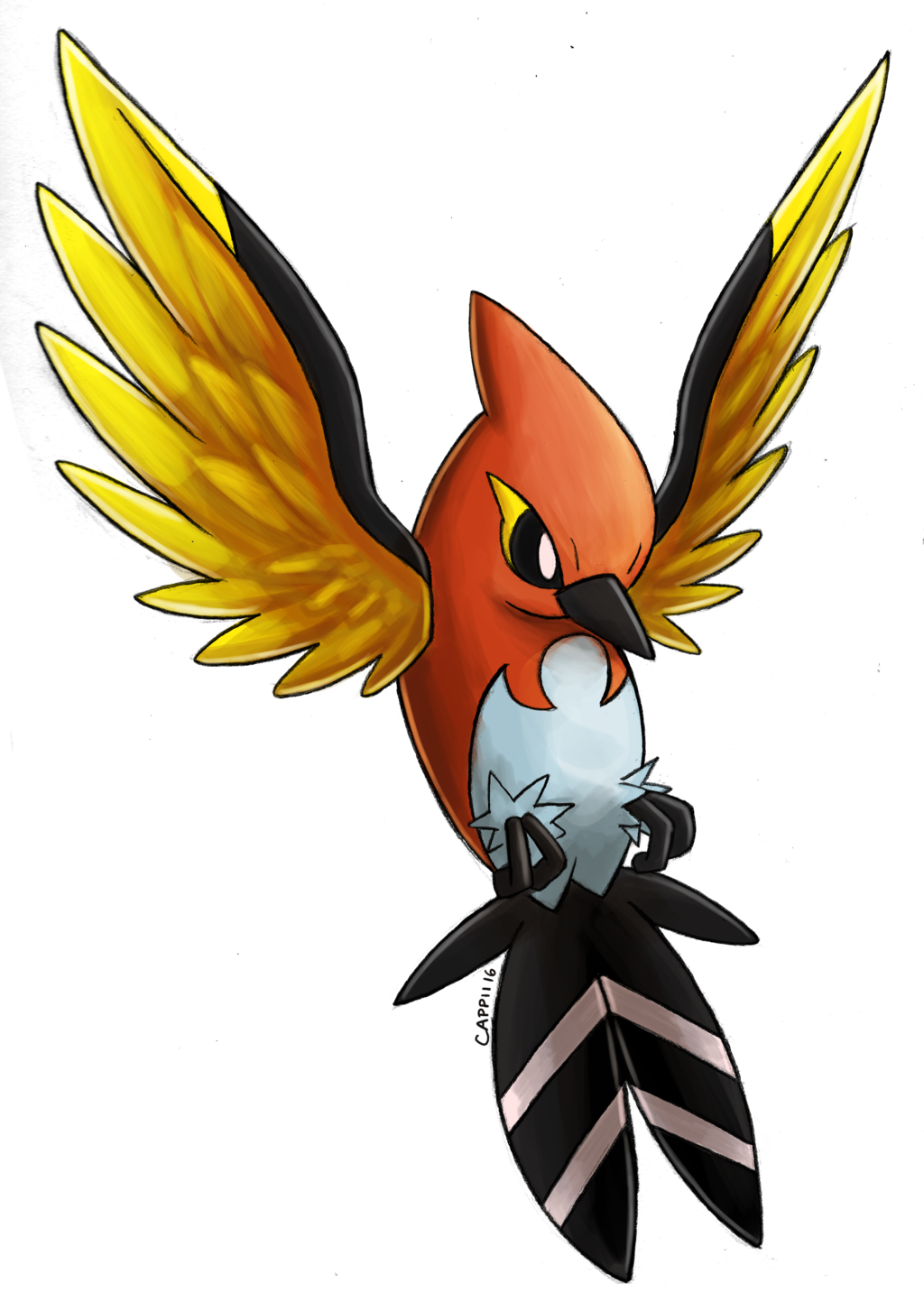 Pokecember Day 6 Favourite Flying Type by MissPiika on