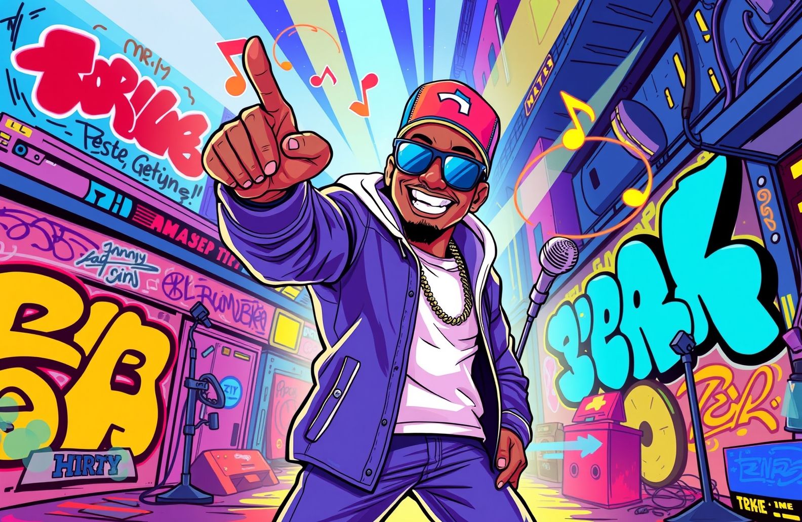 Rapper Cartoons Wallpaper