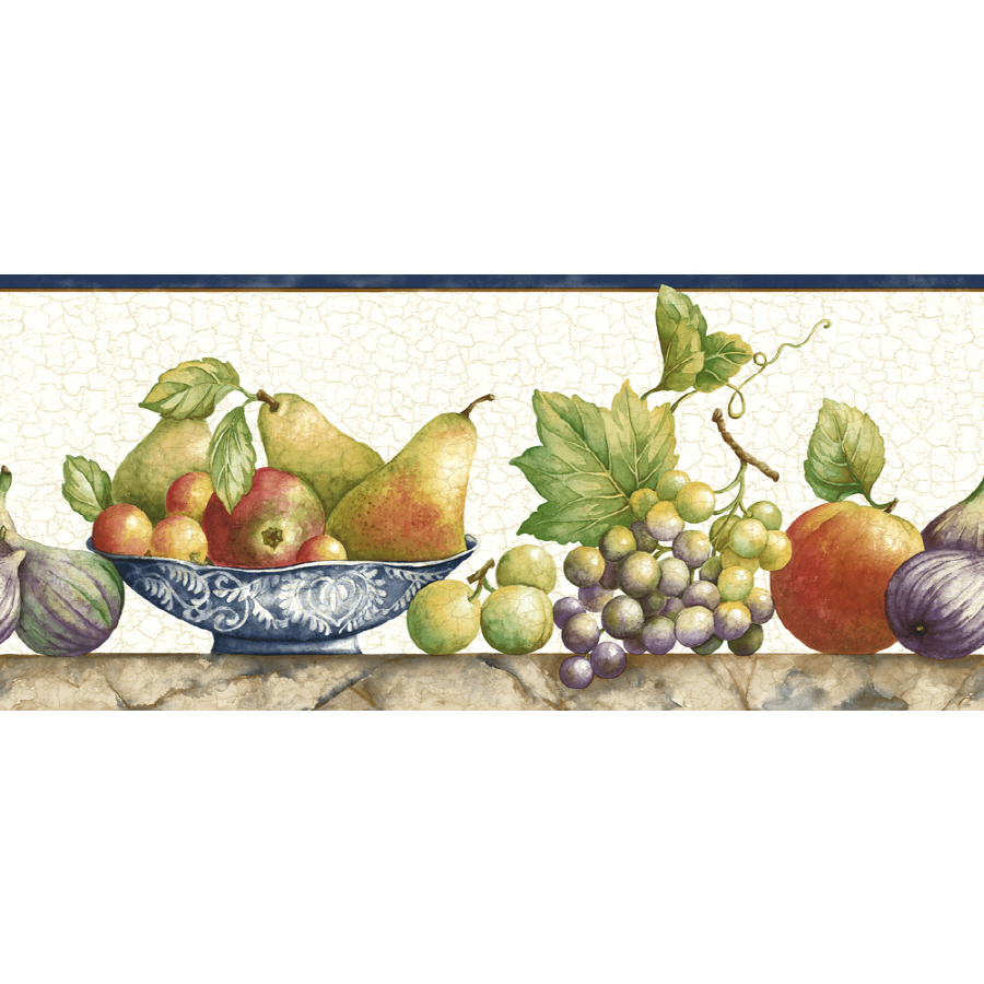 Free download Sunworthy 8 Fruit Watercolor Prepasted Wallpaper Border ...