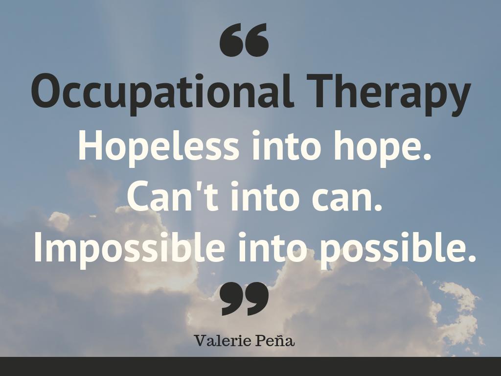 Aota On Tell Us Your Favorite Occupational Therapy