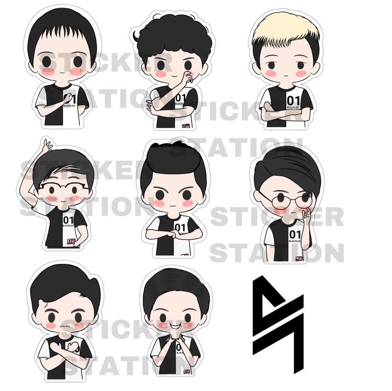 🔥 Free Download Blacklist International Chibi Stickers Shopee ...