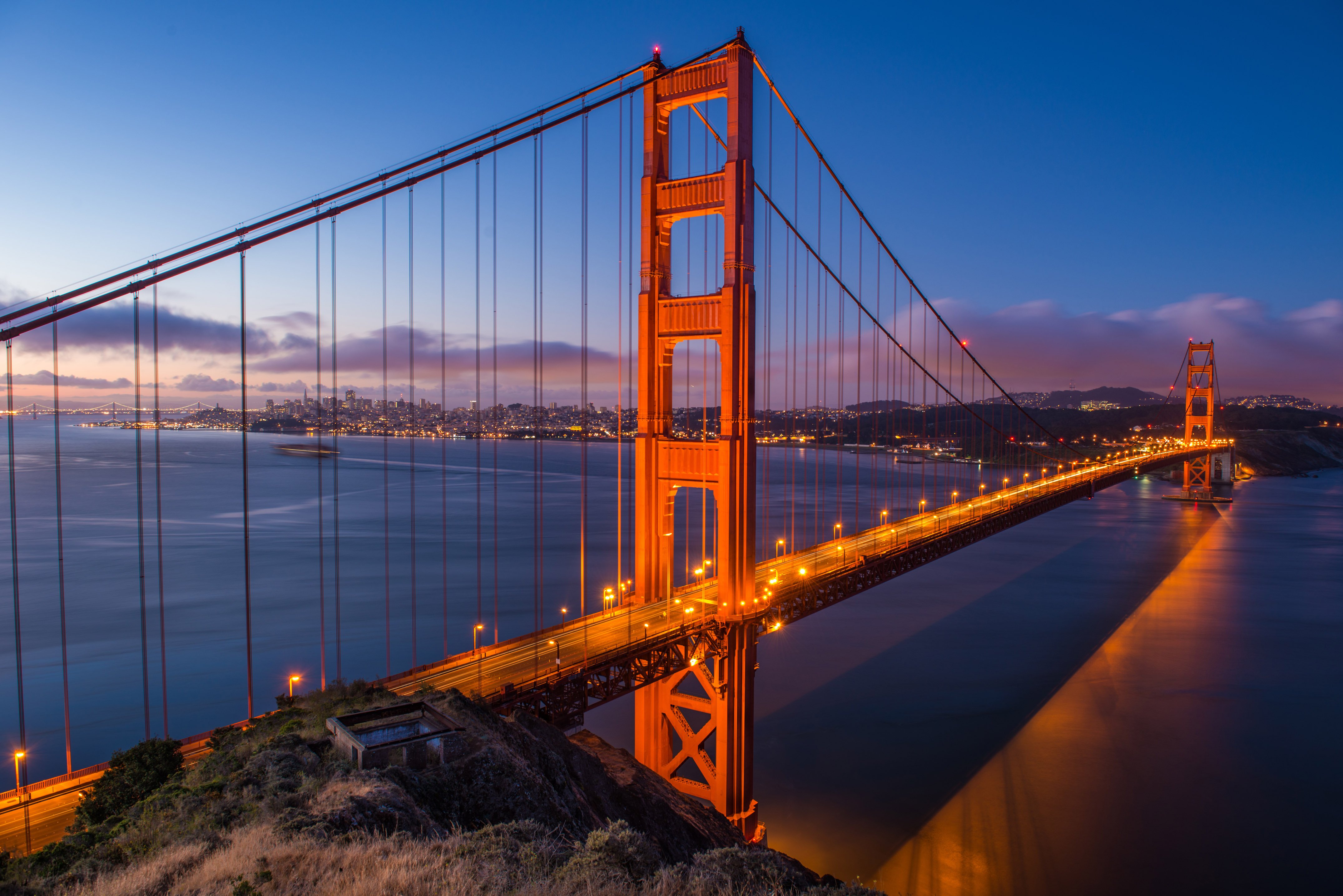 Wallpaper Golden Gate Bridge San Francisco USA California bridge 4300x2870
