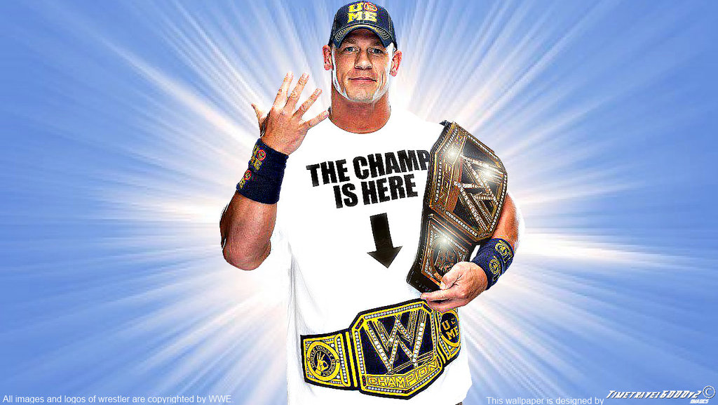 John Cena New Wwe Champion Wallpaper Widescre By Timetravel6000v2