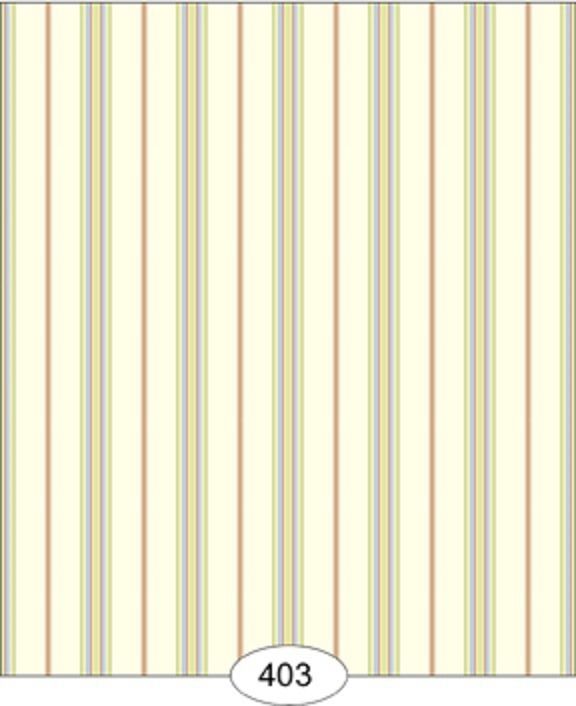 Dollhouse Wallpaper Saint Andrew Stripe In Yellow By Itsy Bitsy