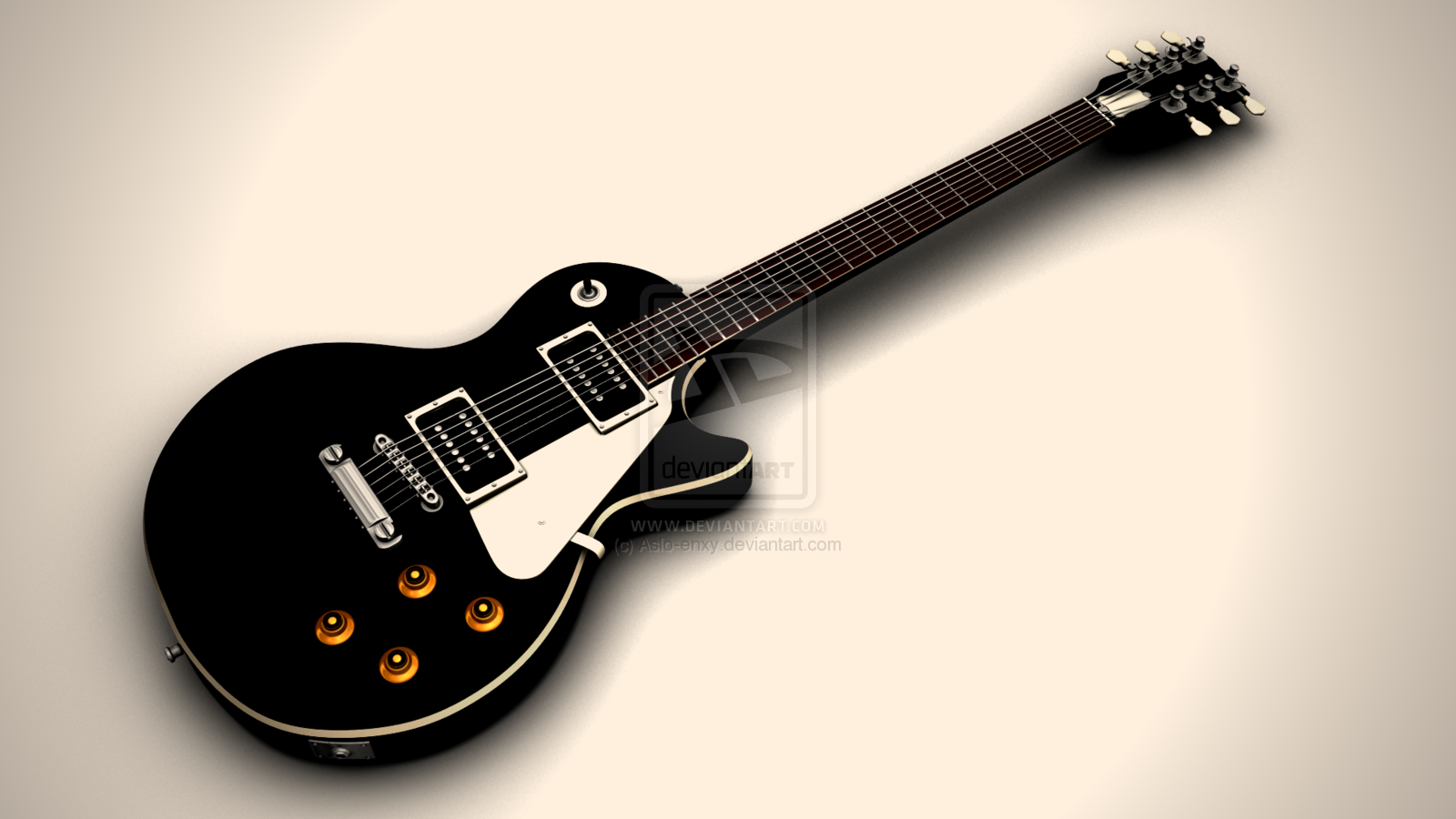 Gibson Les Paul Guitar By Aslo Enxy