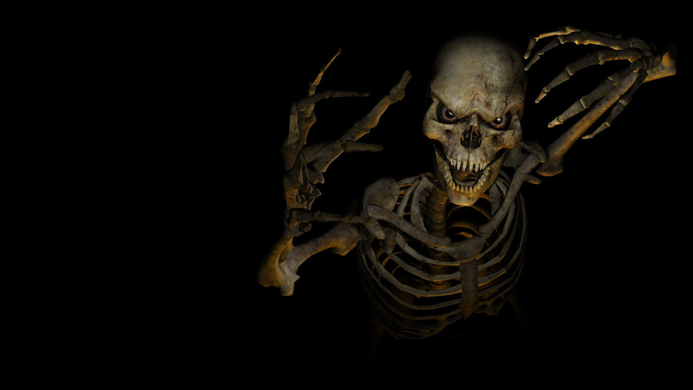 Scary 3d Skeleton Best Wallpaper