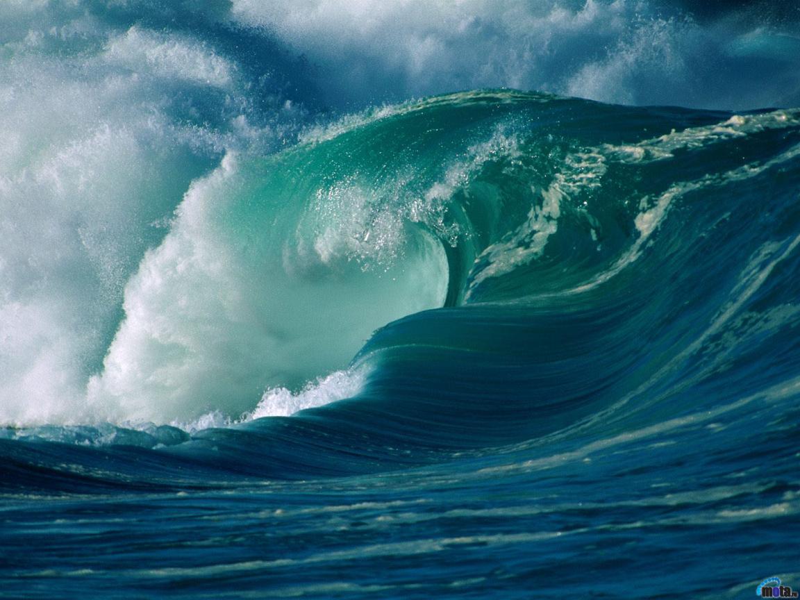 Wallpaper Roaring Waves Winter Surf Oahu Hawaii X