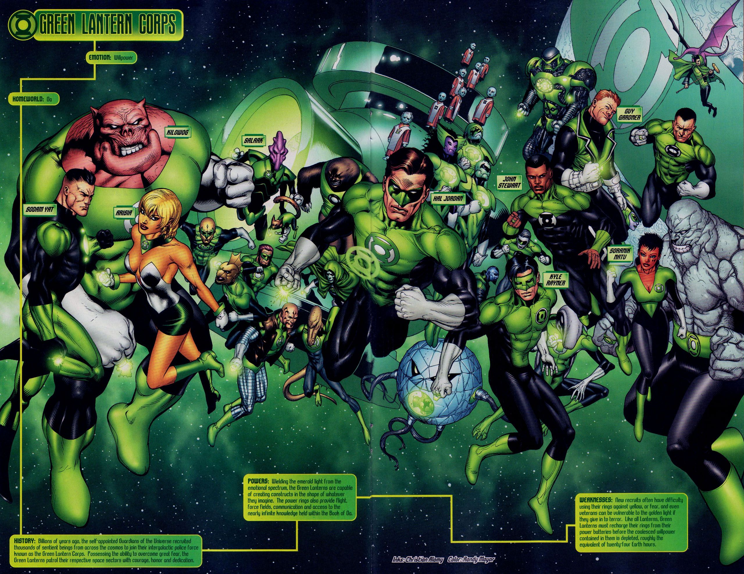 Green Lantern Corps Wallpaper Top