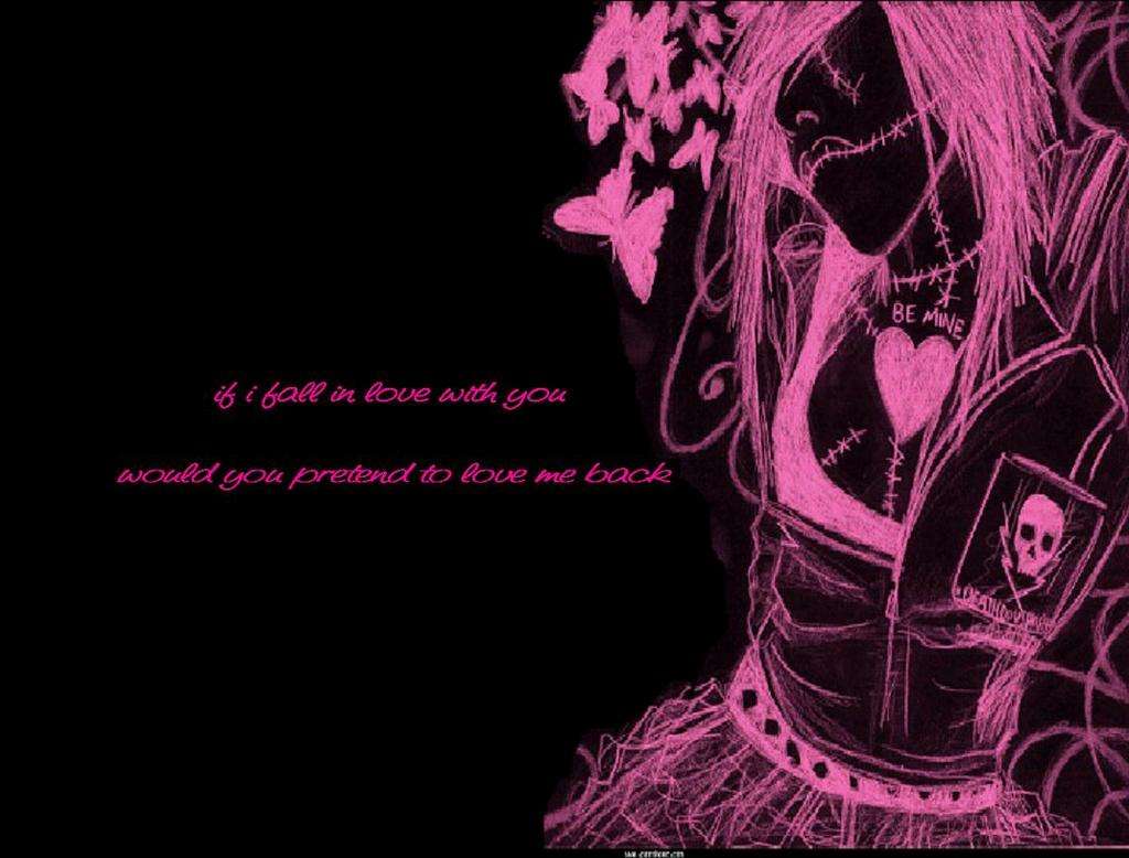 Emo Wallpaper Pink Leave A Ment