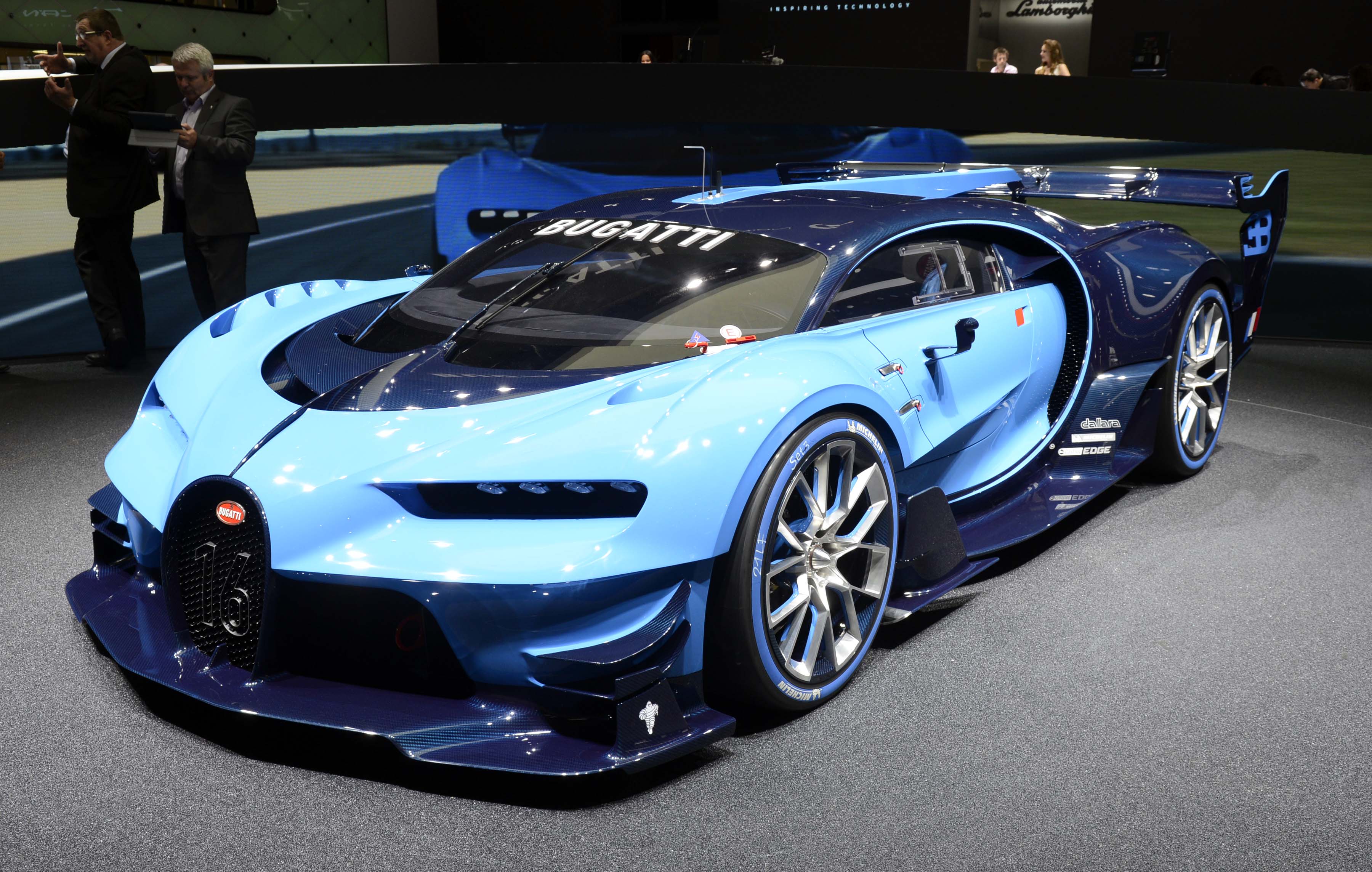 Blue Bugatti Veyron Desktop Wallpaper HD