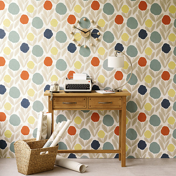 Modern Floral Wallpaper By Laura Ashley Beautiful Patterns And