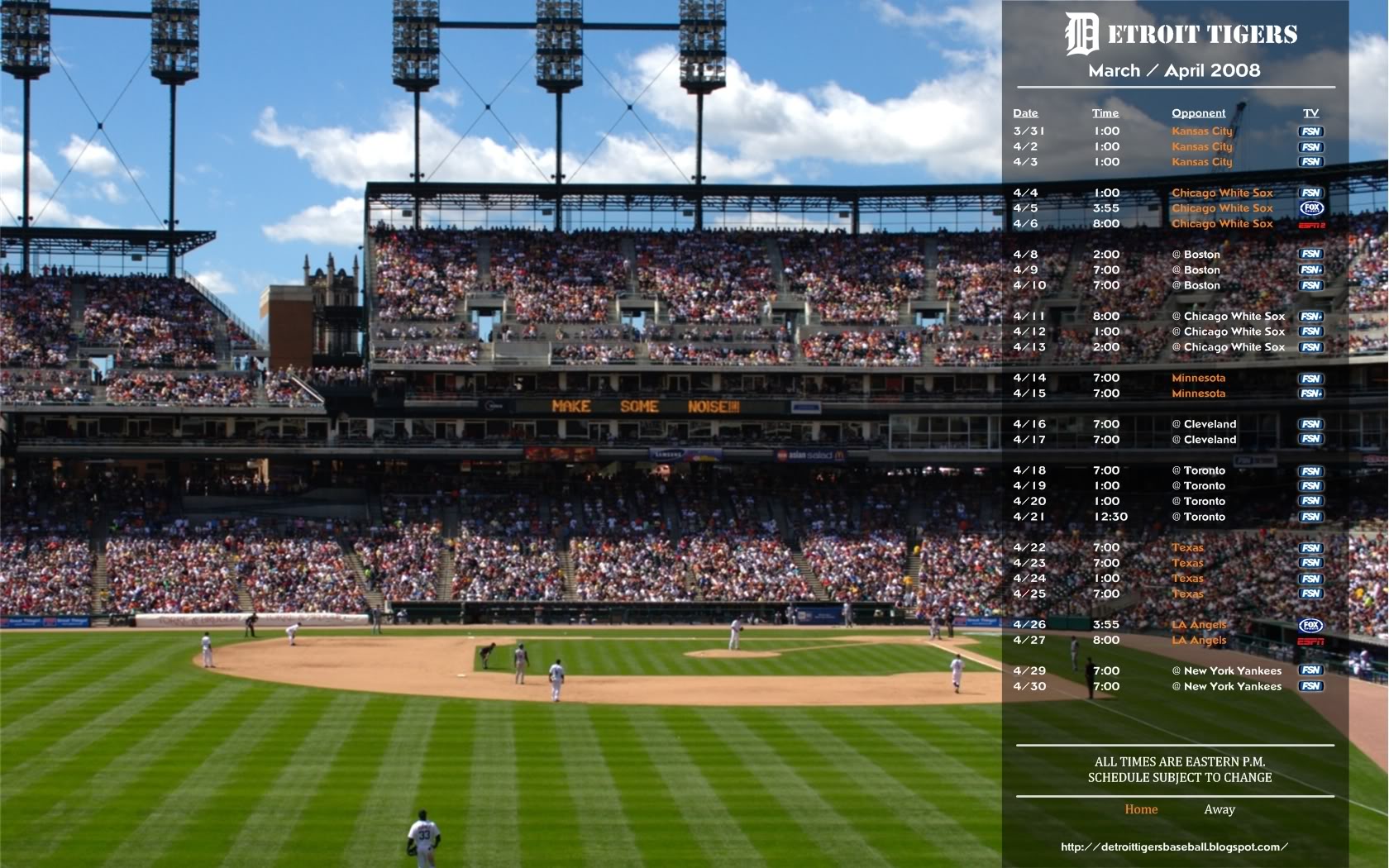 Detroit Tigers Wallpapers 2015 Schedule