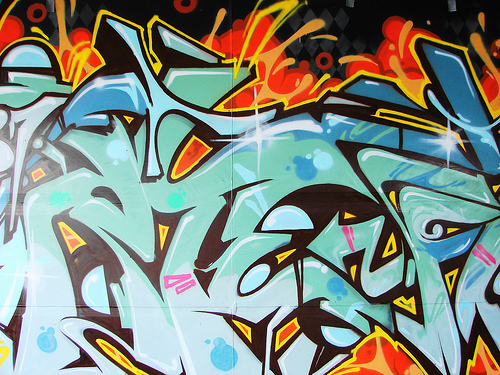 Grafity tawur Graffiti background