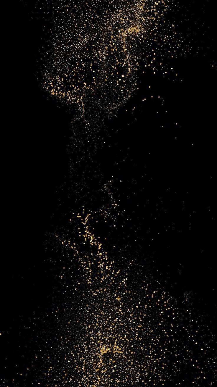 Gold Glitter Dust Luxury Phone Wallpaper