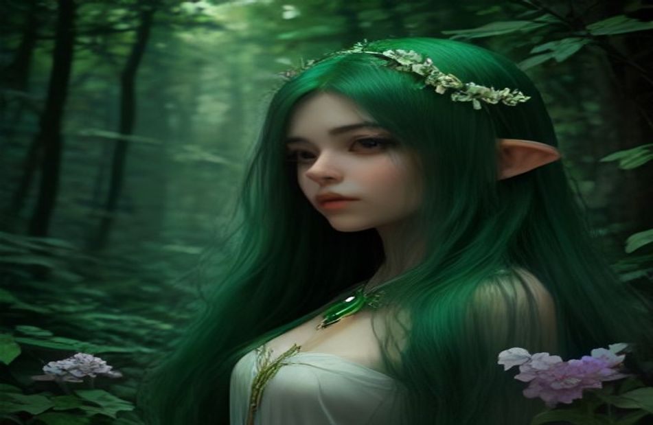 Female Elf Wallpaper