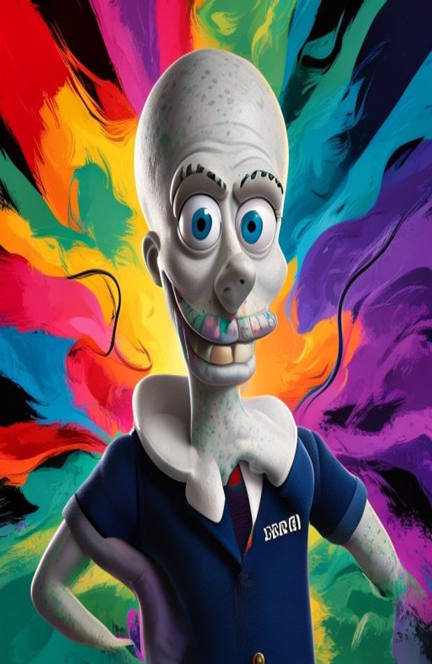 Handsome Squidward Wallpaper
