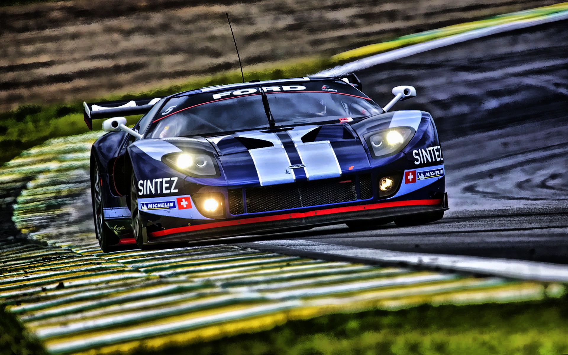 Cars Ford Gt HDr Photography Racing Wallpaper
