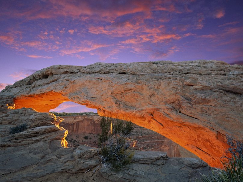 Mesa Arch Sunrise Canyonlands Nationa Wallpaper